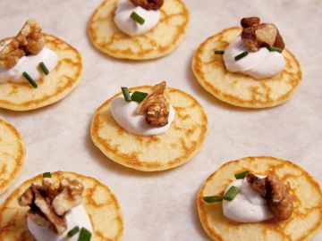 LES BLINIS VG NOIX CHUTNEY EPICE X24