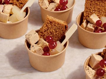 PETIT PLATEAU GRAZING CUPS FOIE GRAS - CHUTNEY EPICE X15