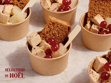 PETIT PLATEAU GRAZING CUPS FOIE GRAS - CHUTNEY EPICE X15