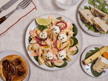 L'EMIETTÉ DE SAUMON, CREME CITRONNÉE & CONCHIGLIONI