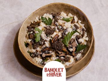 RISOTTO TARTUFATA E FUNGHI