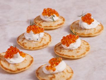 LES BLINIS AUX OEUFS DE TRUITE x24