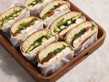 LES BUNS SANDWICHS SAVEURS VEGETALES X12
