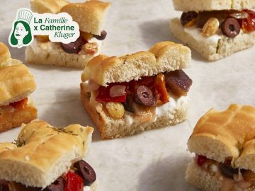 LA FOCACCIA GARNIE LEGUMES & STRACCIATELLA X18