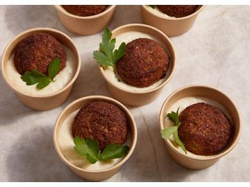 LES GRAZING CUPS FALAFELS & CAVIAR D'AUBERGINE X15