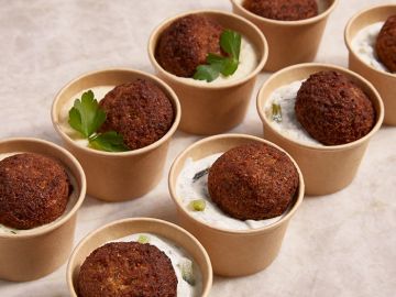 LES GRAZING CUPS FALAFELS X30