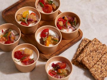LES VERRINES STRACCIATELLA ET CAPONATA X15