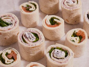 LES MINI WRAPS SAUMON ROQUETTE JAMBON TARTUFATA X36