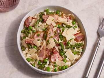 RISOTTO ASPERGE POITRINE FUMEE