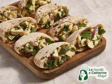 LES MINI PITAS AU POULET X24