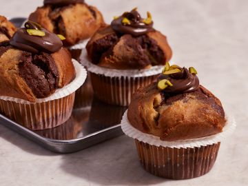 LE COFFRET DE MUFFINS CHOCOLAT PISTACHE X12