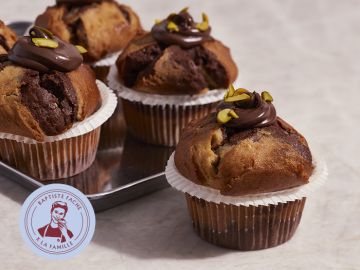 LE COFFRET DE MUFFINS CHOCOLAT PISTACHE X12