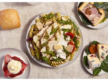 LE PÂTES PESTO VERT ET POULET