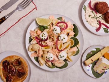 L'EMIETTÉ DE SAUMON, CREME CITRONNÉE & CONCHIGLIONI