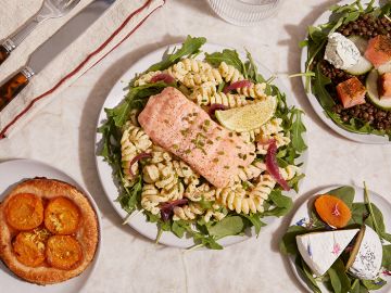 LES FUSILLI & PAVE DE SAUMON
