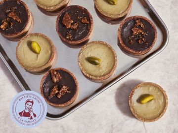L'ASSORTIMENT DE TARTELETTES CHOCOLAT - PISTACHE X35