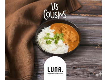 POULET TIKKA MASSALA, RIZ BLANC